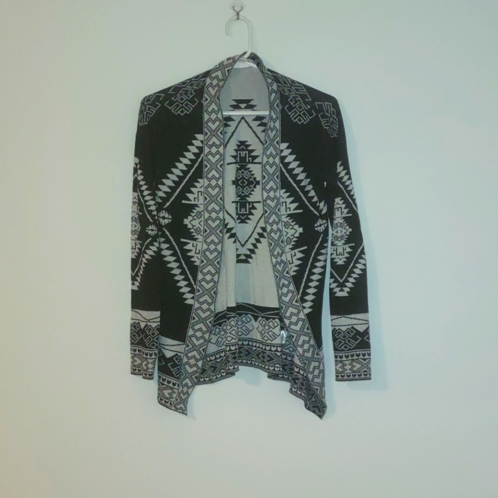 Aztec print sweater